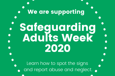 Proud to be raising awareness for National Safeguarding Adults Week